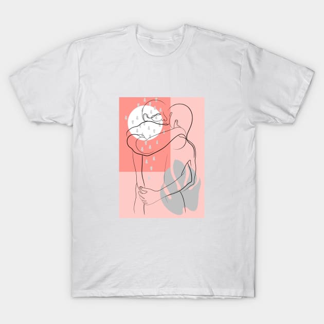 Hold Me In The Rain T-Shirt by AdamRegester